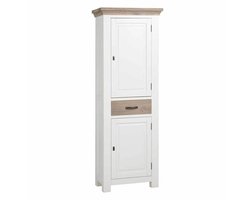 Tower Living Opbergkast Parma - Wit Hout - 70x40x195cm