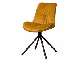 Tower Living Palma Stoel - fabric Bluvel 68 yellow