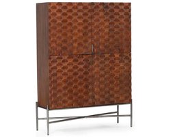 Tower living Paola cabinet 4 drs.130x45x180