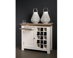 Tower Living - Parma wijnkast - 104 cm - wit