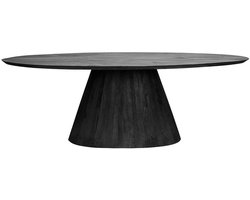 Tower Living - Premana eettafel ovaal - 260 cm - zwart