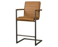 Tower Living Rocca Barstoel - Bull cognac