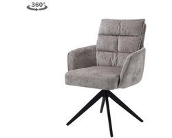 Tower Living Rosora Armstoel - HZ6068-04 beige (draaibaar)