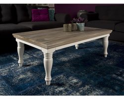 Tower Living salontafel Fleur ronde poot 130x75x45 cm grenen