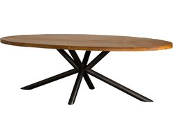 Tower living Selva mango oval diningtable top 1,5 / 2,5 - 200