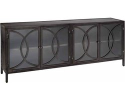 Tower living Stelvio metal sideboard 4 drs - 200x81x40