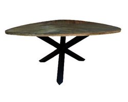 Tower Living Trivero Eetkamertafel olijfbruin 150 cm