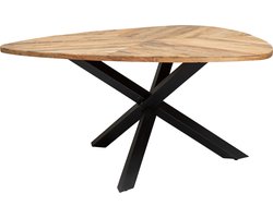 Tower living Trivero triangle diningtable 150x150 - natural