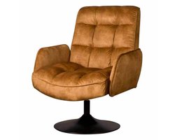 Tower Living - Tropea draaifauteuil - geel