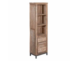 Tower Living - Venetie boekenkast - 50 cm - bruin
