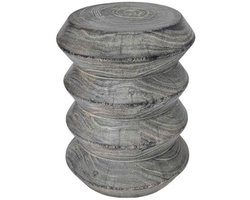 Tower Living - Vinci (cinque) bijzettafel - ø35 cm - bruin
