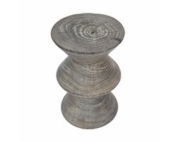 Tower Living - Vinci (due) bijzettafel - ø30 cm - bruin