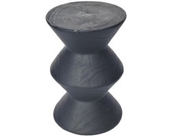 Tower Living - Vinci (due) bijzettafel - ø30 cm - zwart