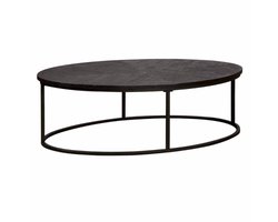 Tower Living - Viola salontafel ovaal 135 cm - zwart