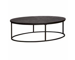 Tower Living - Viola salontafel ovaal 135 cm - zwart