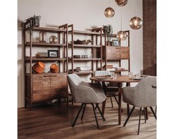 Tower Living Wandkast Falcone - Bruin Hout - 206x55x96cm
