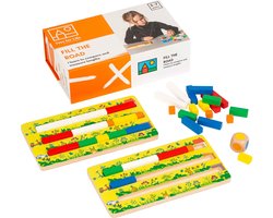 Toys for Life 'Vul de weg' - Ruimtelijk inzicht - Passen en meten - Educatief speelgoed - Sensorisch speelgoed - Spelend leren Motoriek - Houten speelgoed - Speelgoed 5 tot 7 jaar