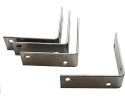 TQ4U meubelhoek 60 x 60 x 20mm set van 4 | RVS