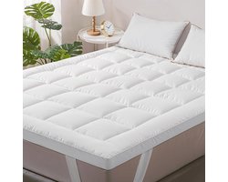 Traagschuim Topper voor Tweepersoonsbed - 10 cm Dik - Extra Zacht en Ademend