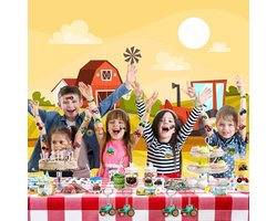 Tractor cadeau set 110-delig voor kinderen - Boerderij accessoires voor verjaardagen en feesten
