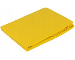 Traditioneel Geel Bedlaken Katoen Satijn 200x220 cm