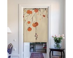 Traditioneel Japans scheidingsgordijn voor deuropening, katoen en linnen, Chinese stijl, gordijn met print, deur- en raambekleding