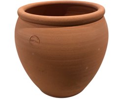 Traditionele Franse tuinpot – handgemaakt aardewerk – Ø 26,5 cm – hoogte 27 cm