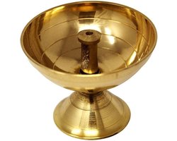 Traditionele messing olielamp messing Deep Diya Indiase olielamp Diwali Puja lamp Akhand Diya (4)