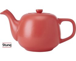 Traditionele theepot met comfortabel handvat en druppelvrije tuit voor 2 kopjes