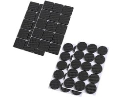 TRANKIELO® – 120 Stuks Zelfklevende Meubelvoeten Pads – EVA-Rubber – Anti-Kras Vloerbeschermers – Voor Stoelen, Tafels, Banken en Kasten