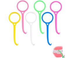 TRANKIELO® - Aligner Remover Kit – 6-Delig Set voor Onzichtbare Beugel – Inclusief Chewies, Mondverzorgingsproducten, Anti-Slip Grip – Beschikbaar in Wit, Groen, Blauw