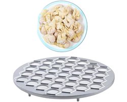 TRANKIELO® - Pelmeni-vorm met 37 gaten - Duurzaam aluminium - Ideaal voor Manti en tortellini