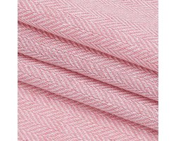 TRANKIELO® - Premium Wollen Tweed Stof - Duurzaam, Roze, Voor Kleding & Decoratie - 150 x 100 cm