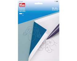 Transferpapier voor Stof en Hout - 2 Vellen, 56 x 40 cm - Blauw en Wit
