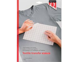 Transferpapier voor textiel - 6 vellen - donkere kleding