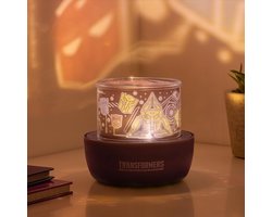 Transformers Projection Light officieel gelicentieerde kamerdecoratie voor jongens en meisjes Autobots nachtlamp bevat twee scènes en geluid, action figure cadeau - Paladone