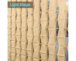 Transluceerde Kamerscherm - Multifunctionele Room Divider, Decoratief Element voor Privacy in Elke Ruimte - 118 x 240 cm