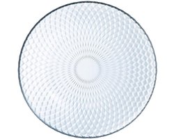 Transparant Dessertbord van Glas - 19 cm - Perfect voor Toetjes
