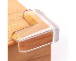 Transparant Hoekbeschermers 10 Stuks | Recht | Veiligheid Baby & Kind | Hoek beschermers | Stootkussens | Optimale bescherming