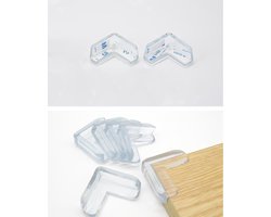 *** Transparant hoekbeschermers 16 Stuks - Hoekbescherming - Tafelpunt - Veiligheid - van Heble® ***