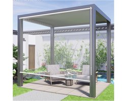 Transparant Rolgordijn - PVC Gordijn - Buiten Bescherming - Waterdicht Stofvrij - 160x180cm - Helder
