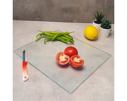 Transparant Tempered Glas Snijplank 20cm × 30cm - Glassnijplank