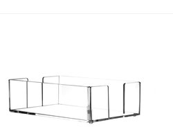 Transparante Acryl Servethouder – Moderne Gastendoekjeshouder voor Keuken, Badkamer & Tafel – Antislip & Duurzaam