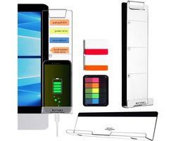 Transparante Acryl Sticky Notitieblokken voor Computer Monitoren - Herinneringen, Organisatie, Bureau Accessoires