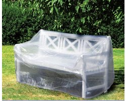 Transparante beschermhoes voor tuinbanken 160 x 80 x 75 cm
