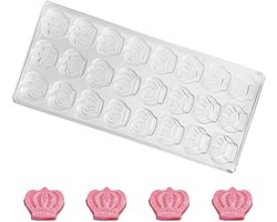 Transparante Bonbonvorm Polycarbonaat Bakvorm Bakaccessoires Keukenbenodigdheden - DIY Handwerk - Ijsvorm Kroonvorm