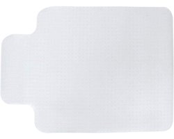 Transparante bureaustoel vloerbeschermingsmat - antislip mat voor tapijt en harde vloeren - klinknagelbodem - thuis en kantoor - bescherming - PVC material - duurzaam - groot formaat