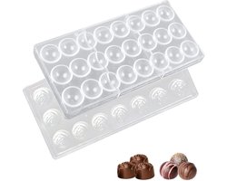 Transparante chocoladevorm - unieke ontwerpen - geschikt voor DIY - 1 stuk - voedselveilig