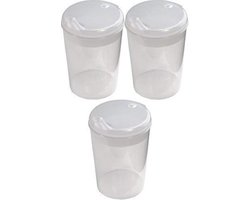 Transparante drinkbeker met snavel, set van 3 stuks voor ouderen en kinderen