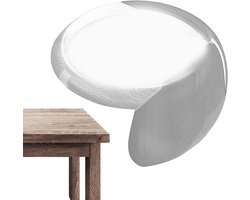 Transparante hoekbeschermers voor meubels - 4,5 x 2,2 cm zachte transparante siliconen randbeschermers, proofing veiligheidskussen voor tafels, bureaus, kasten, salontafels, afgeronde hoekschild om